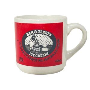 Vintage Ben & Jerry's Mug 1996 Coffee Cup Chocolate Ceramic Restaurant
